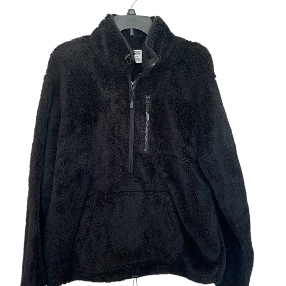 Medium Black 3/4 zip Victoria’s Secret Pink super soft pullover - Picture 2 of 4